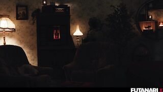 Girls Trip Turns Into Transgender Surprise - Shelena Grows Futa Cock from Shemale Ghost Agatha Vega