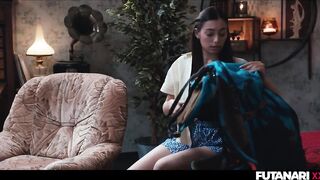 Girls Trip Turns Into Transgender Surprise - Shelena Grows Futa Cock from Shemale Ghost Agatha Vega