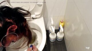 Toilet cleaning