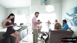 Sneaky Fucking My Girlfriend’sSister Right Beside Napping Father-in-Law! – PervTeen