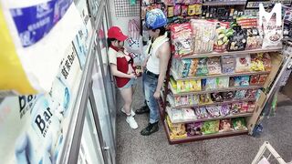 ModelMedia Asia - Promiscuous Mart - Sex at work with the clerk