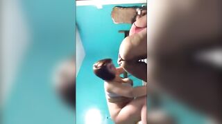 Interracial Lesbian Rimjob on Periscope