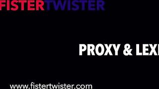 Fistertwister- Proxy Page and Lexi Dona lesbian Anal Fisting