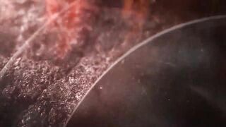 Erotic lesbos fingering by the poolside after slow foreplay