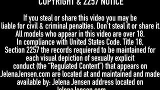 Penthouse Pet Jelena Jensen & Brunette Aria Love Their Tits!