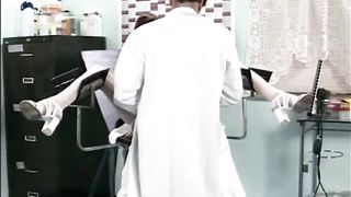 Sex clinic, night shift of pregnant nurse stefanie