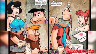 All in at the poker table with 3 hot girls!