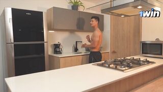 My neighbor visits me after seeing my girlfriend storm out of the house - MILF, BIG TITS, BIG DICK