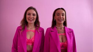 Hot threesome with barbies