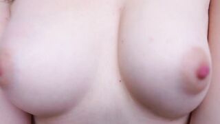 Small Tits and Nipples Play Close Up