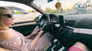 Talking, shopping, picking out a dress for a Russian hottie.