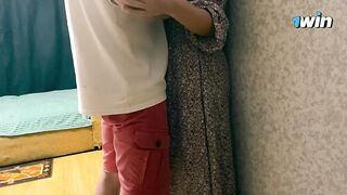 Talking, shopping, picking out a dress for a Russian hottie.