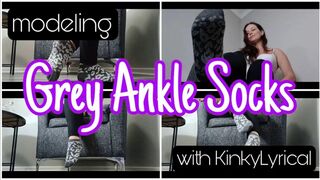 Showing off my socks - Cute ankle socks!