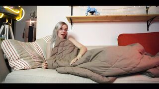 A beautiful morning with a gorgeous blonde tgirl