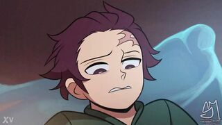 Tanjiro was fucked by Nezuko - Anal Slayer