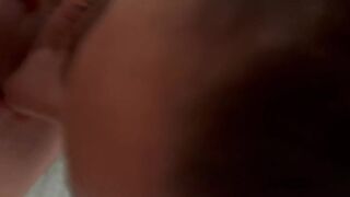I suck his dick when he takes a shower.