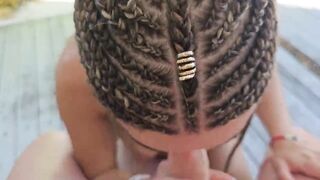 Best blowjob from the beautiful stranger on the beach