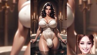 Futanari with Big Futa Cock [AI]