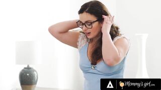 MOMMY'S GIRL - Redhead MILF Lauren Phillips Caught Stepdaughter Leana Lovings Sniffing Dirty Panties