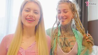 2-on-2 POV Foursome with Real Pornstars – Raw Deepthroat & Facefucking