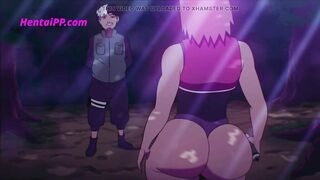 Sakura The Forbidden Scroll - Outdoor Blowjob - ( Parody )