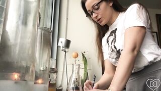 Dani Daniels . com - Scientist Fantasy Solo Super Horny Squirting