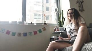 Dani Daniels . com - Scientist Fantasy Solo Super Horny Squirting