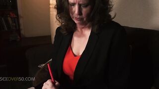 A hot mature MILF helps her student. Autumn J Cooper is The Math Tutor