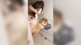 Lesbianas pilladas 