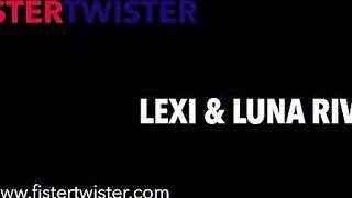 Fistertwister - Luna Rival and Lexi Dona - Lesbian Fisting