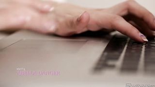 Fake lesbian actress tricking Abella Danger
