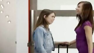 Ass licking good sex scene two young lesbians