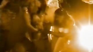 A lot of pissing girls