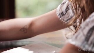 Younger lesbian couple have fun - Girlsway