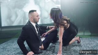 Deeper. Latex-Clad Submissive Chanel Camryn Yearns To Be Dominated In Public