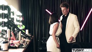 TUSHY Petite Model Eve Sweet Has A Huge Appetite For Anal