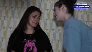 Horny Household (Part 2): Curious Step-Sisters Spy on Step-parents and Ignite Their Own Passion