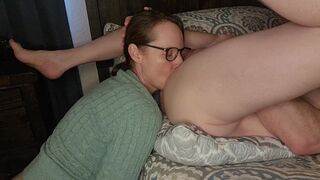 ASMR Wholesome Sweater Asshole Worship. She cums a lot.