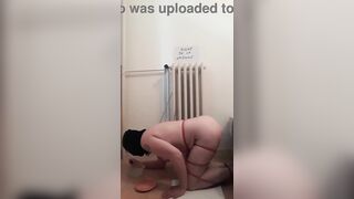 Slave F trained on belt and piss
