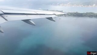 Public Dick Flashing in Airplane - Girl Brought Me To Cumshot In 2 Minutes