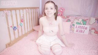 TABOO step DADDY and TEEN DAUGHTER sex. He was waiting for her 18th birthday to make a CREAMPIE in her BALD PUSSY