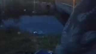 fishing while free falling months before this recent landing