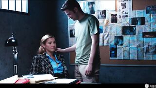 Detective Agatha Vega Face Fucked while the Time is Frozen - Slutty Latina Cum in Mouth Freeze Fetish