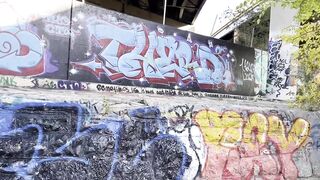 Hood Whiteboy Fucking Slim Thick Black Girl Under The Bridge