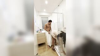 My friend's mom helps me get the hot water out