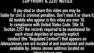 Penthouse Pet Jelena Jensen Ties Aria Giovanni To A Tree!
