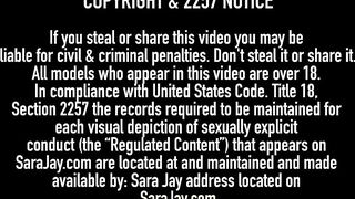 Goddess Sara Jay Punishes Red head Slave Lauren Phillips!