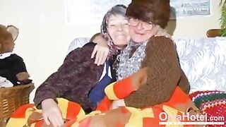 OmaHoteL Two Mature Lesbians Playing Together