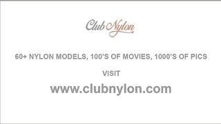 Petite ebony slut fucks strapon dildo in fishnet stockings