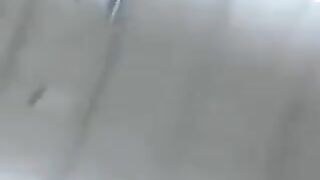 Lesbian sex in a public bathroom 